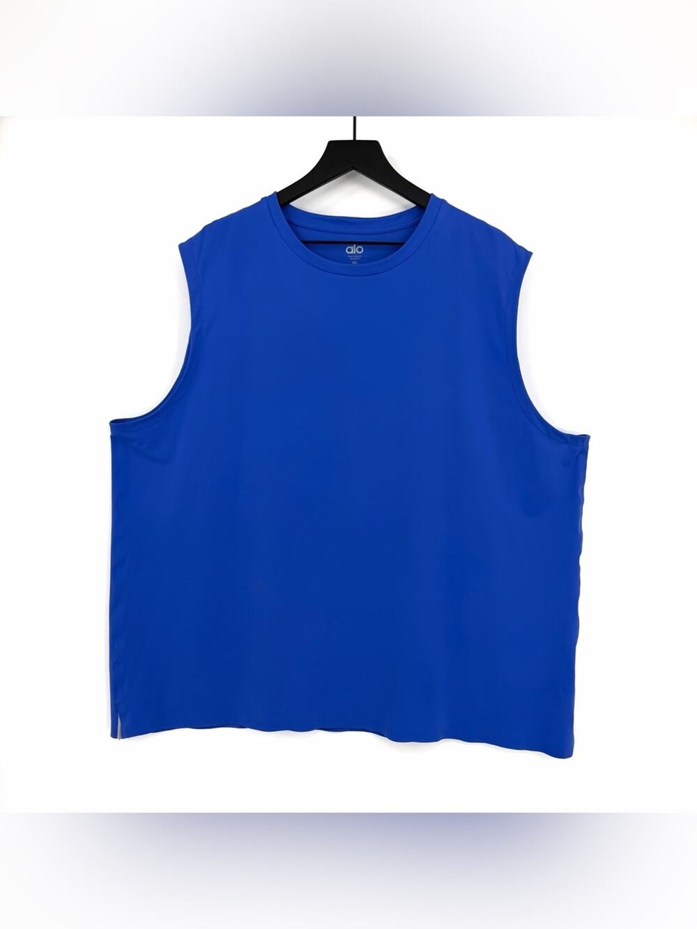 ALO Yoga Men's Sleeveless Tank Cobalt Blue 2XL
